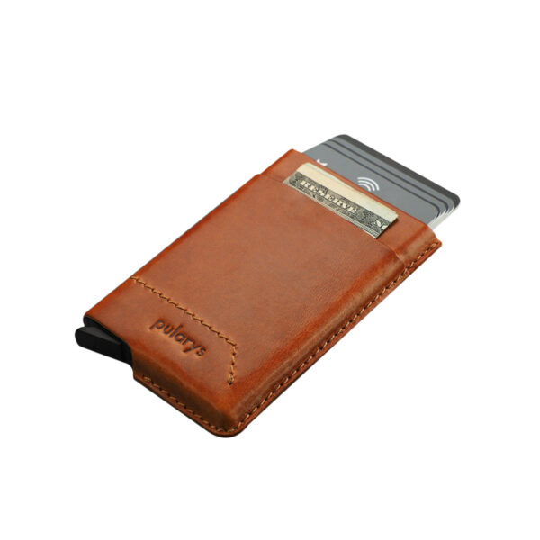 Jopy RFID Wallet - Insider Line in Cognac