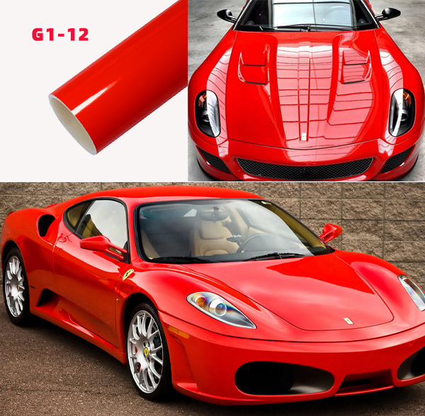 تغليف السيارات فينيل أحمر فيراري Ferrari Red