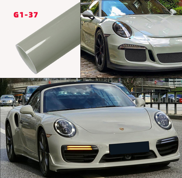 تغليف السيارات فينيل رمادي Porsche Grey