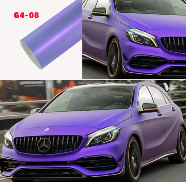 تغليف السيارات فينيل أرجواني رمادي Purple Grey