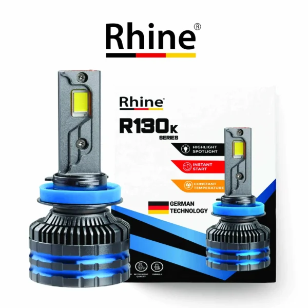 طقم مصابيح أمامية ليد RHINE H7 R130K HEADLIGHT