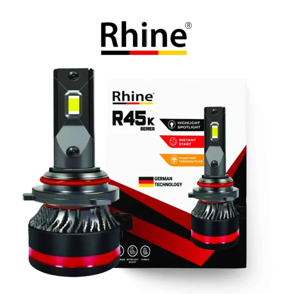 طقم مصابيح أمامية ليد RHINE H1 R45K HEADLIGHT