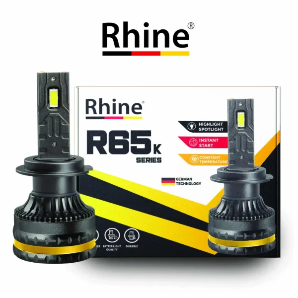 طقم مصابيح أمامية ليد RHINE H1 R65K HEADLIGHT