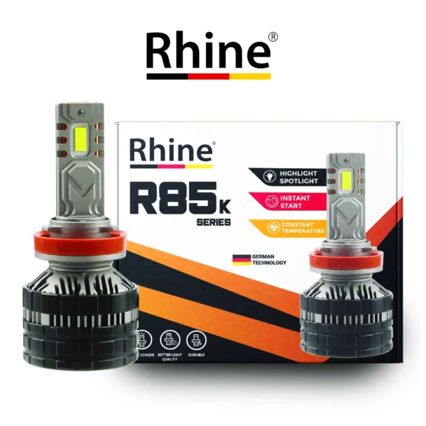 طقم مصابيح أمامية ليد RHINE H4 R85K HEADLIGHT